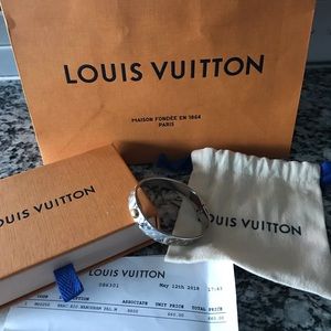 Louis Vuitton Nanogram Bracelet Size Medium